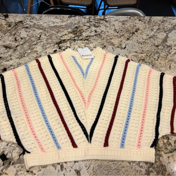 &merci stripe crew neck knit sweater - Picture 10 of 12